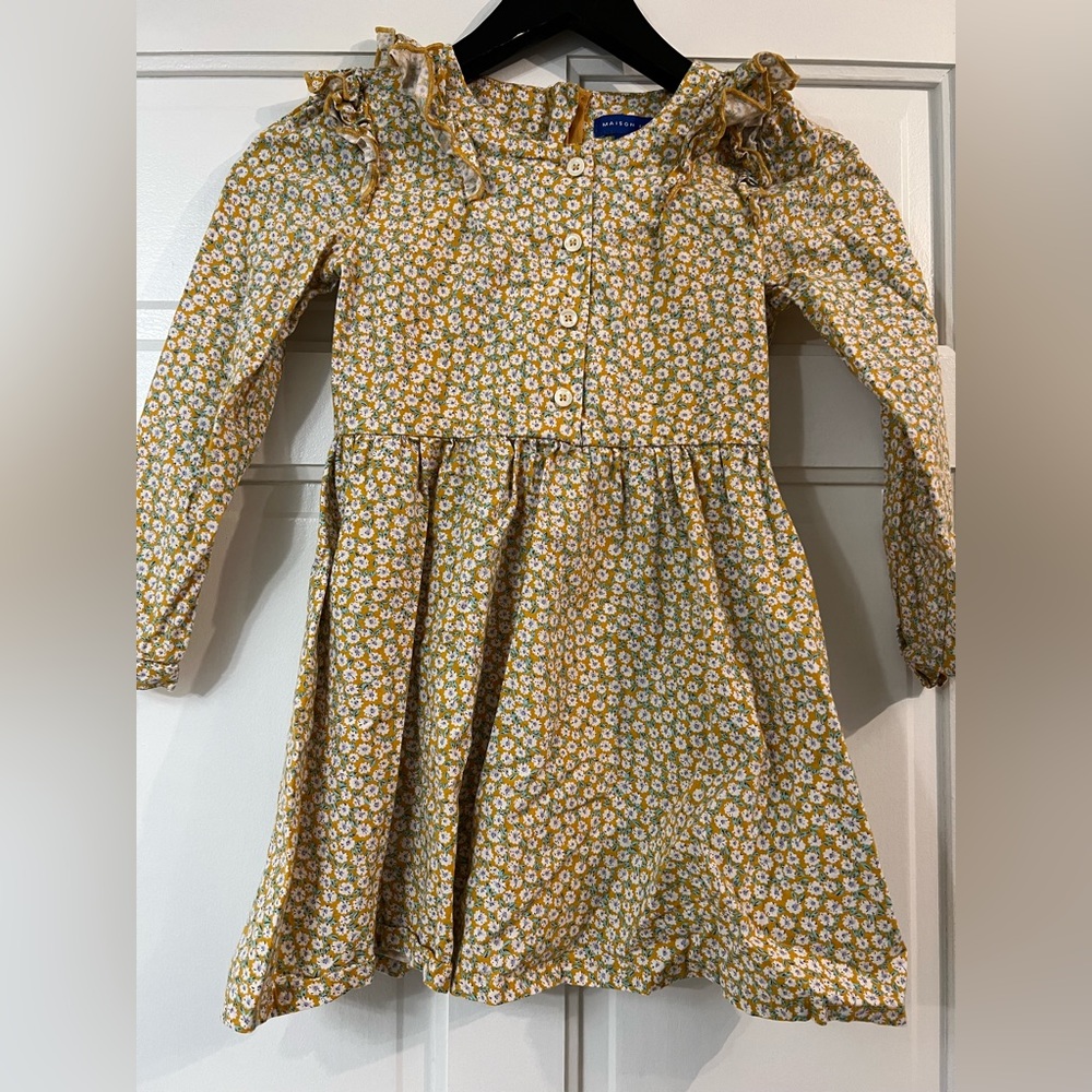 Maison Me Lexi Dress, Marigold Ditsy Floral, size 6